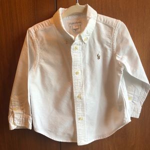 Ralph Lauren white oxford button down